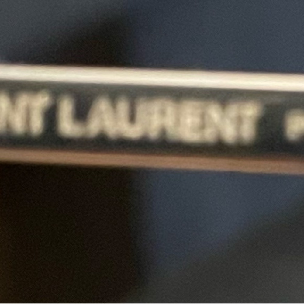 Yves Saint Laurent Black and Silver Frame - Picture 3 of 7